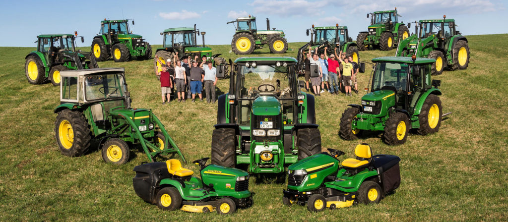 gebrauchte Ersatzteile für John Deere: Motoren, Motorblöcke, Achsen, geprüfte Tanks, Hydraulikpumpen, Reifen, Felgen, Motorhauben, Kabinen, Scheiben, Frontlader, Rahmenteile